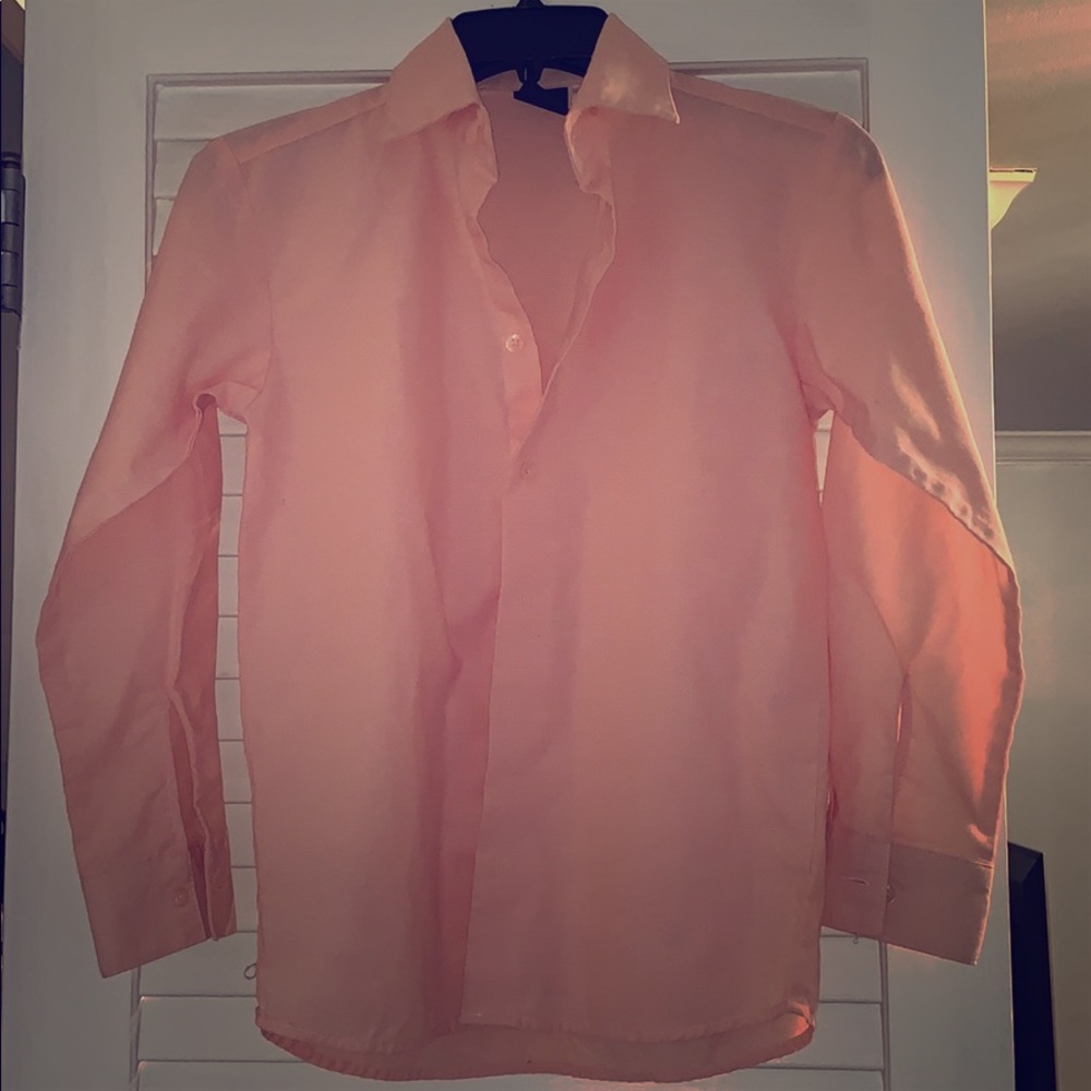Boys dress button down shirt.